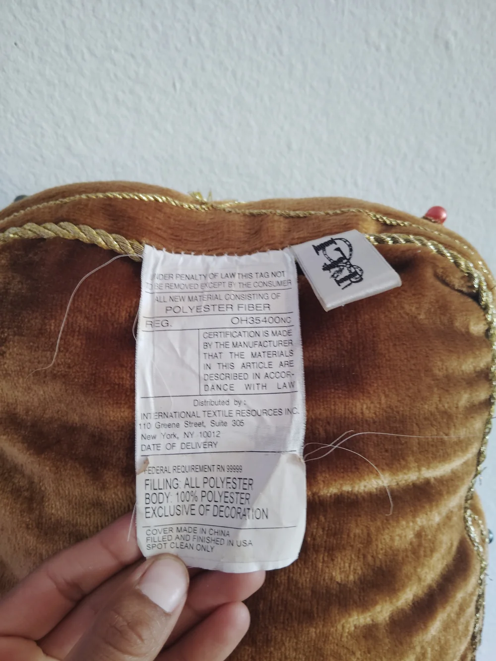 Vintage ITR Gingerbread Girl Holiday Plush/Pillow